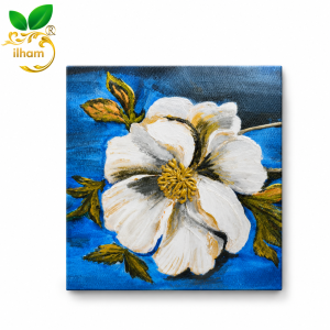ilham Artisan Floral Texture Art  Ethereal Bloom