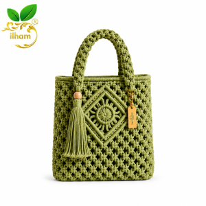ilham Artisan Macramé Tote Set
