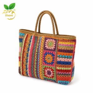 ilham Artisan Mosaic Crochet Tote –The Vibrant Heritage
