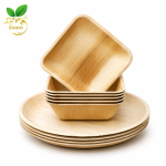 ilham Artisan Square Areca Leaf Bowl Set