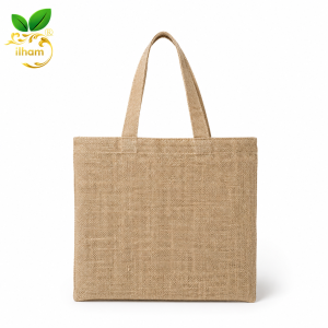 ilham Classic Jute Tote – The Golden Fiber Essential