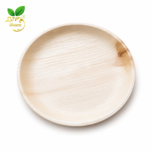 lham Classic Round Areca Leaf Plate