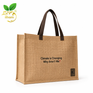 lham Climate Conscious Premium Jute Tote Bag