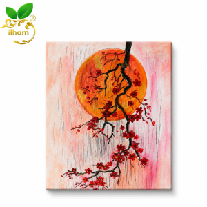 ilham Handmade 3D Sakura Blossom Texture Art – Zen Sunset Collection
