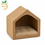 ilham Handmade Jute or Sea Grass/ Banana Fiber Pet House – Eco-A-Frame Artisan Sanctuary