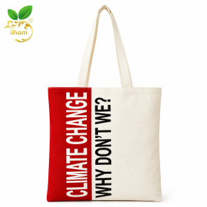 ilham Statement Canvas Tote